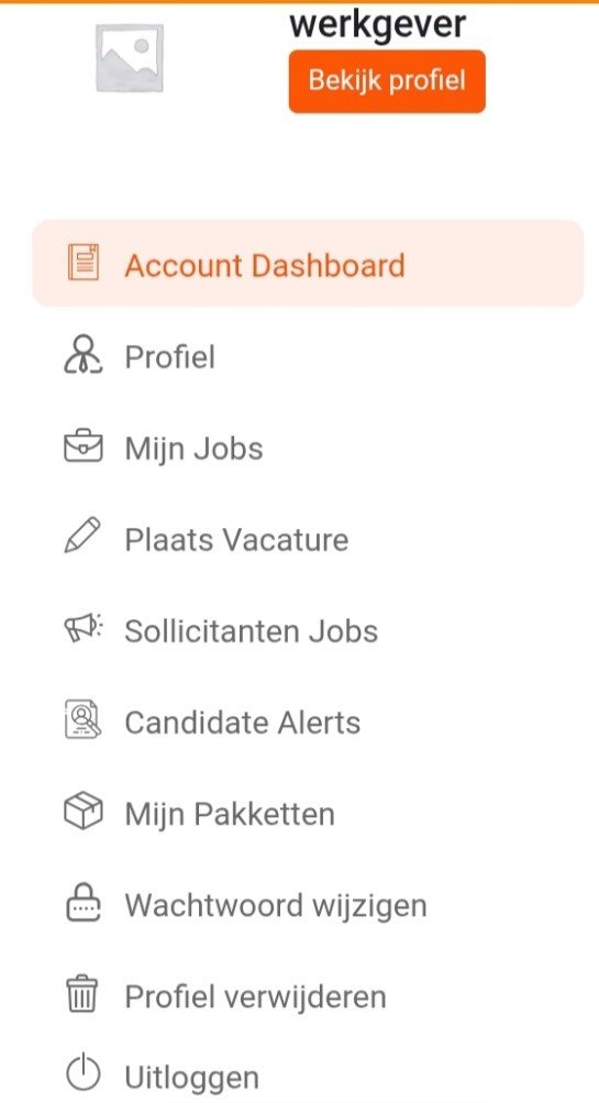 Account Dashboard Info